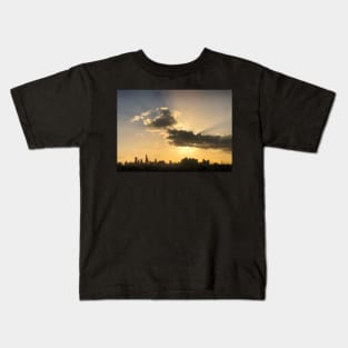 Silver Lining - Clouds over the City Kids T-Shirt